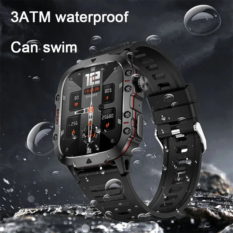 2024 military smart watch - ip68 my shop saver