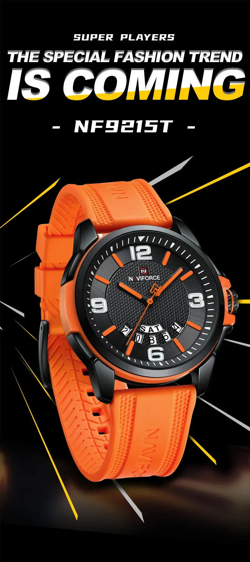 naviforce creative tpu strap sports wristwatch my shop saver