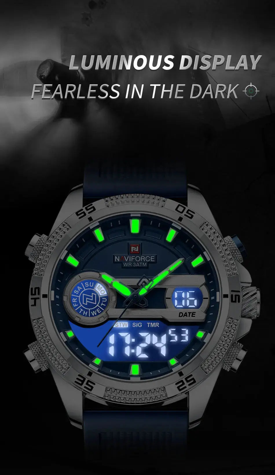 naviforce military sports watch my shop saver