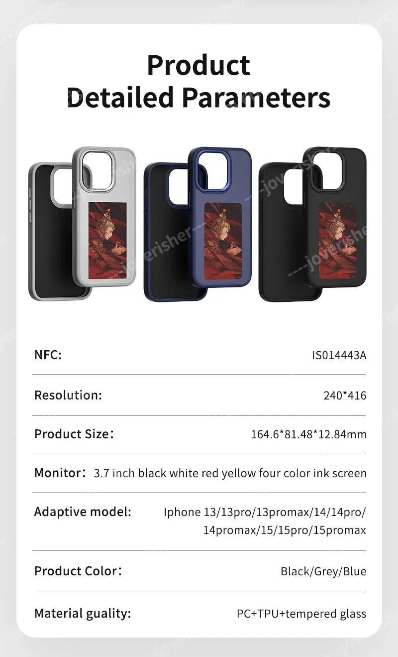 nfc picture ink i-phone case my shop saver