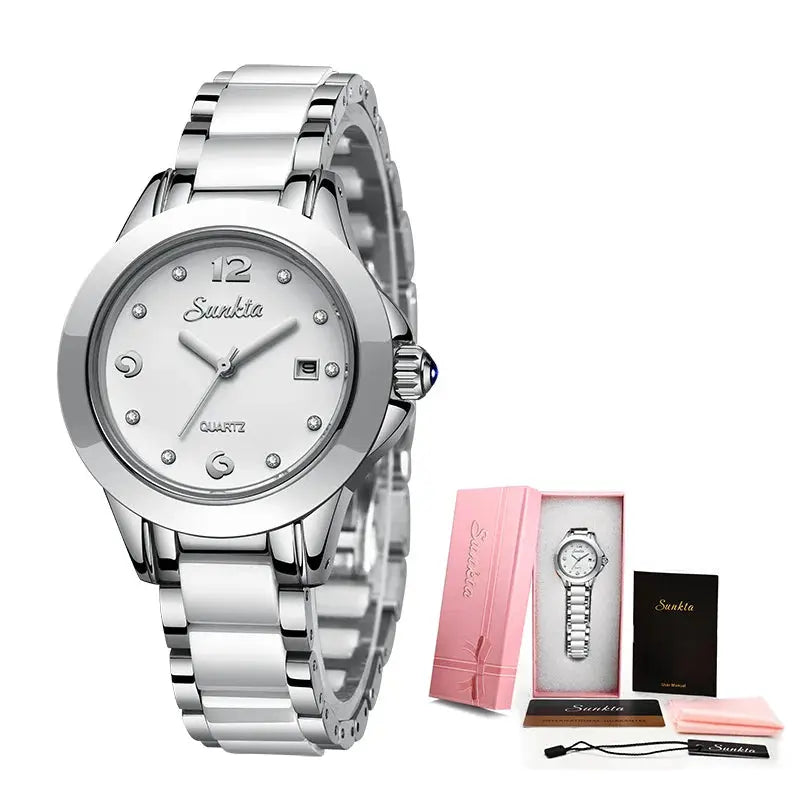 lige women’s fashion ceramic watch my shop saver