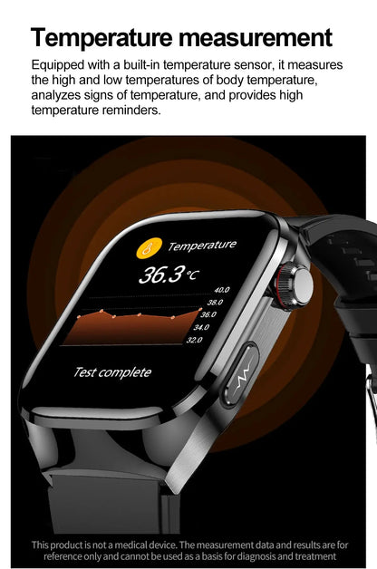 2024 Smartwatch: Medical Grade - 2.04" My Shop Saver