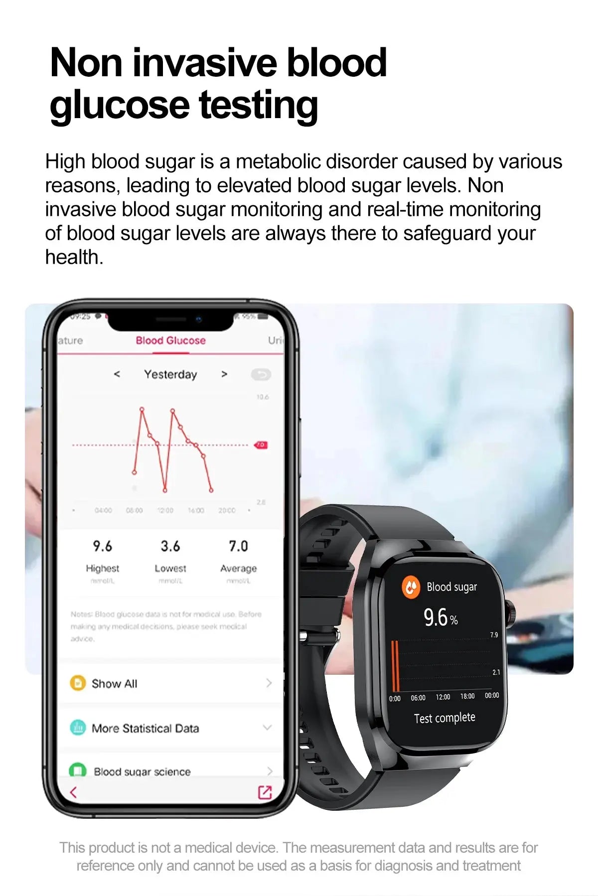 2024 smartwatch: medical grade - 2.04" my shop saver