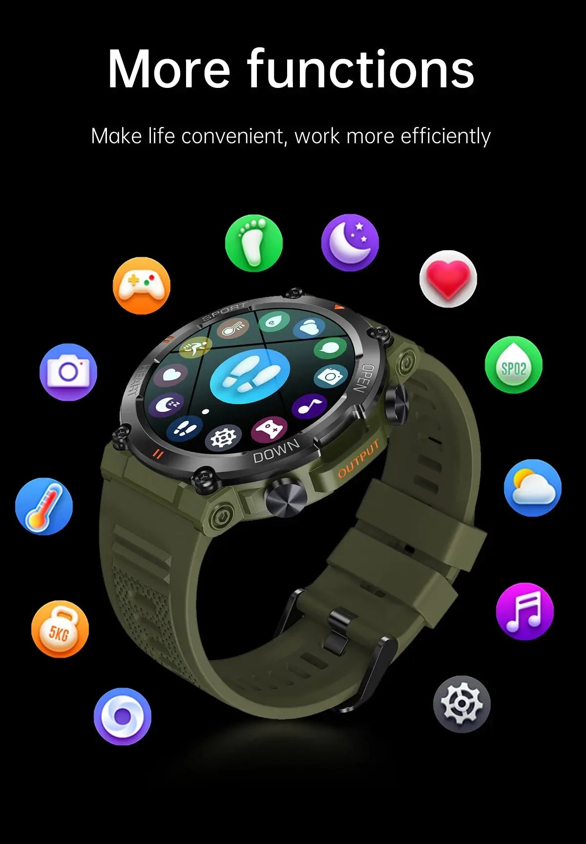 sports bluetooth call smartwatch my shop saver