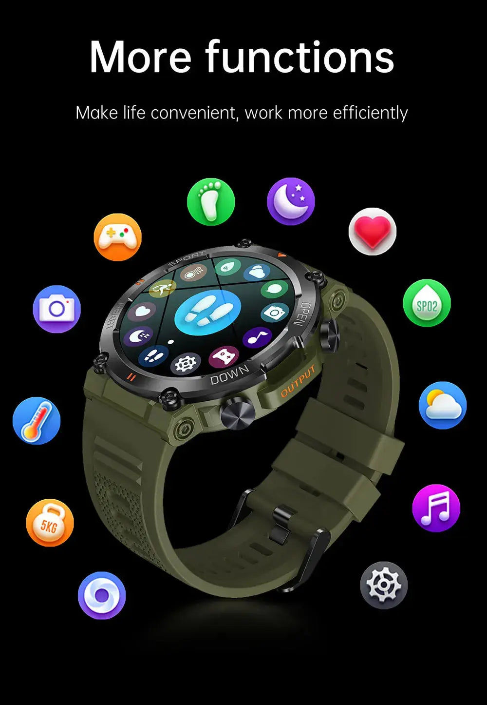 1.39-inch hd bluetooth smartwatch my shop saver