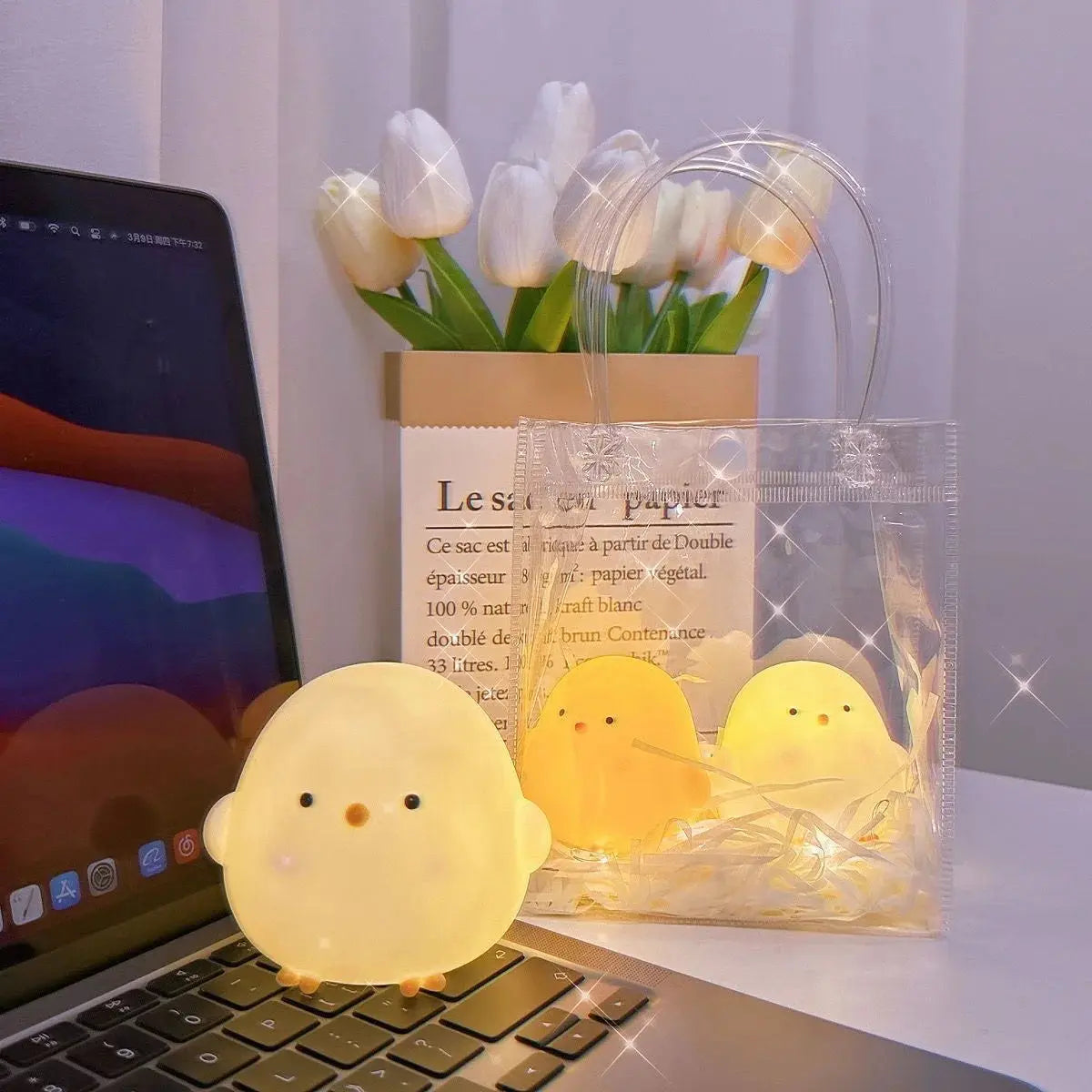 soft small chicken night light my shop saver