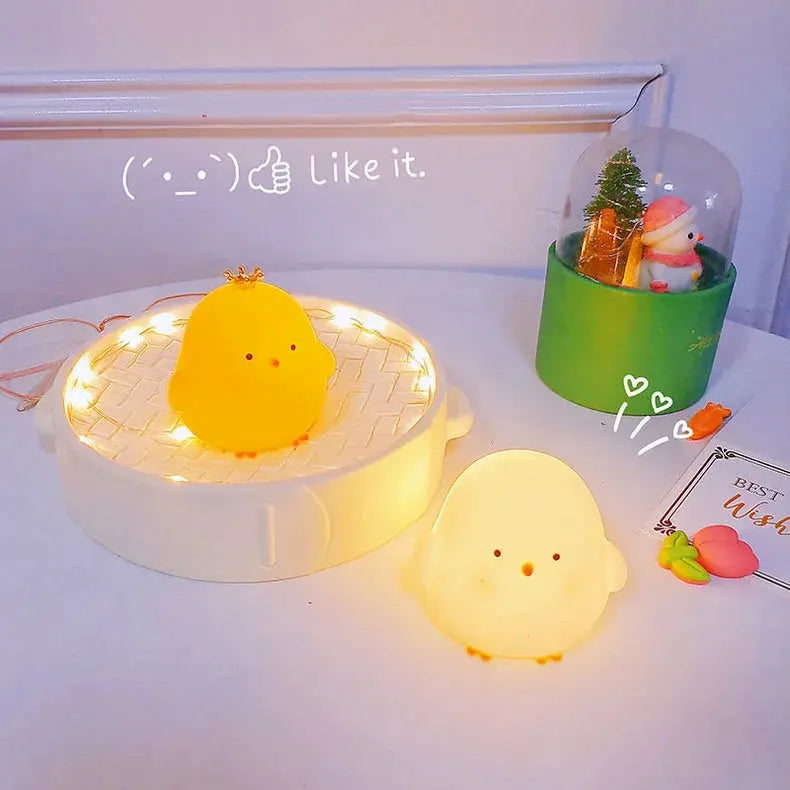 soft small chicken night light my shop saver