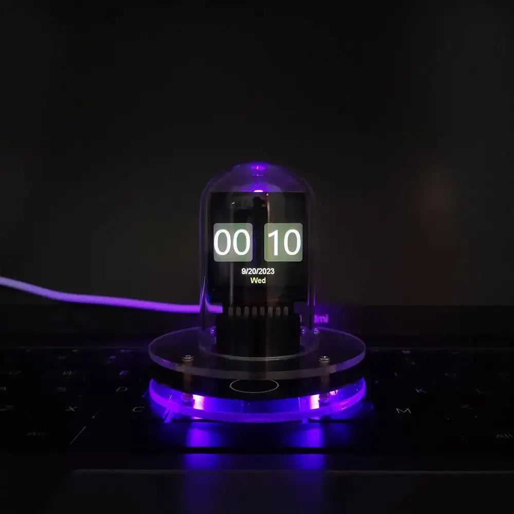 smart wi-fi nixie tube digital decor my shop saver