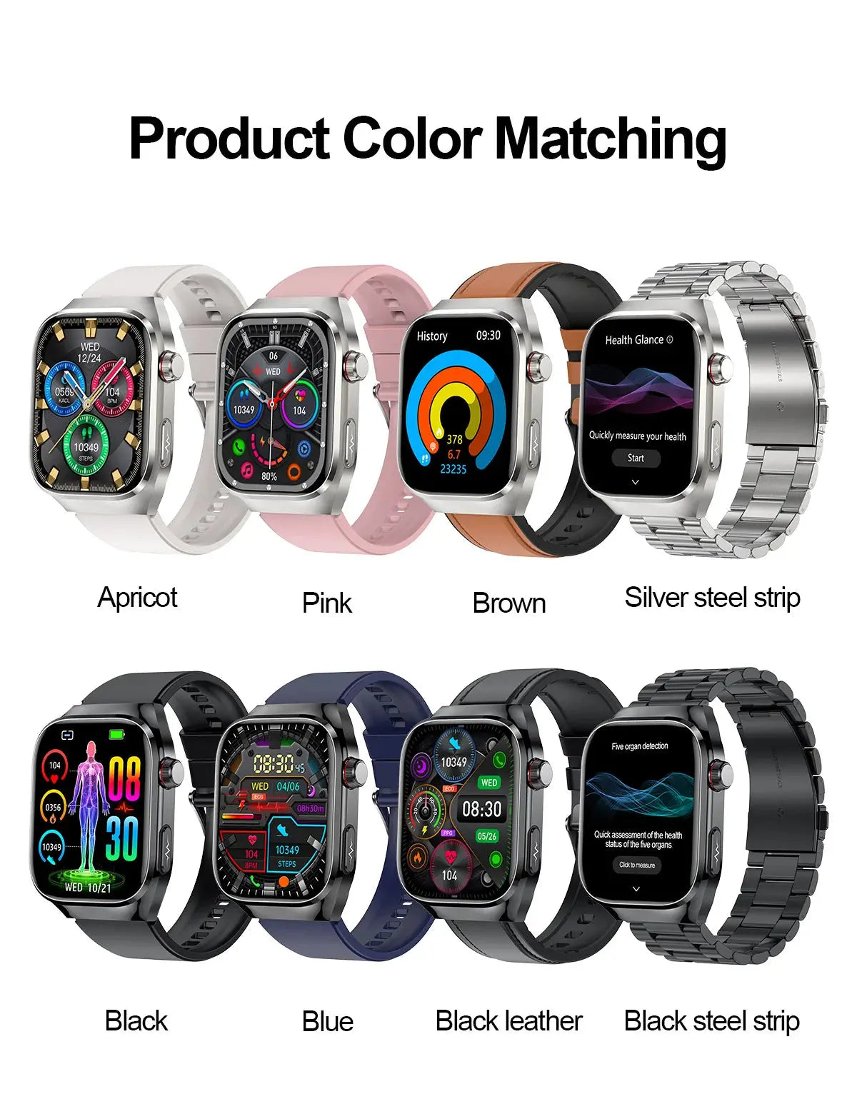 2024 smartwatch: medical grade - 2.04" my shop saver