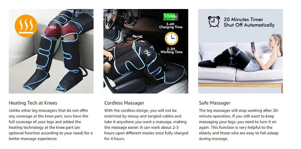 electric leg massager my shop saver