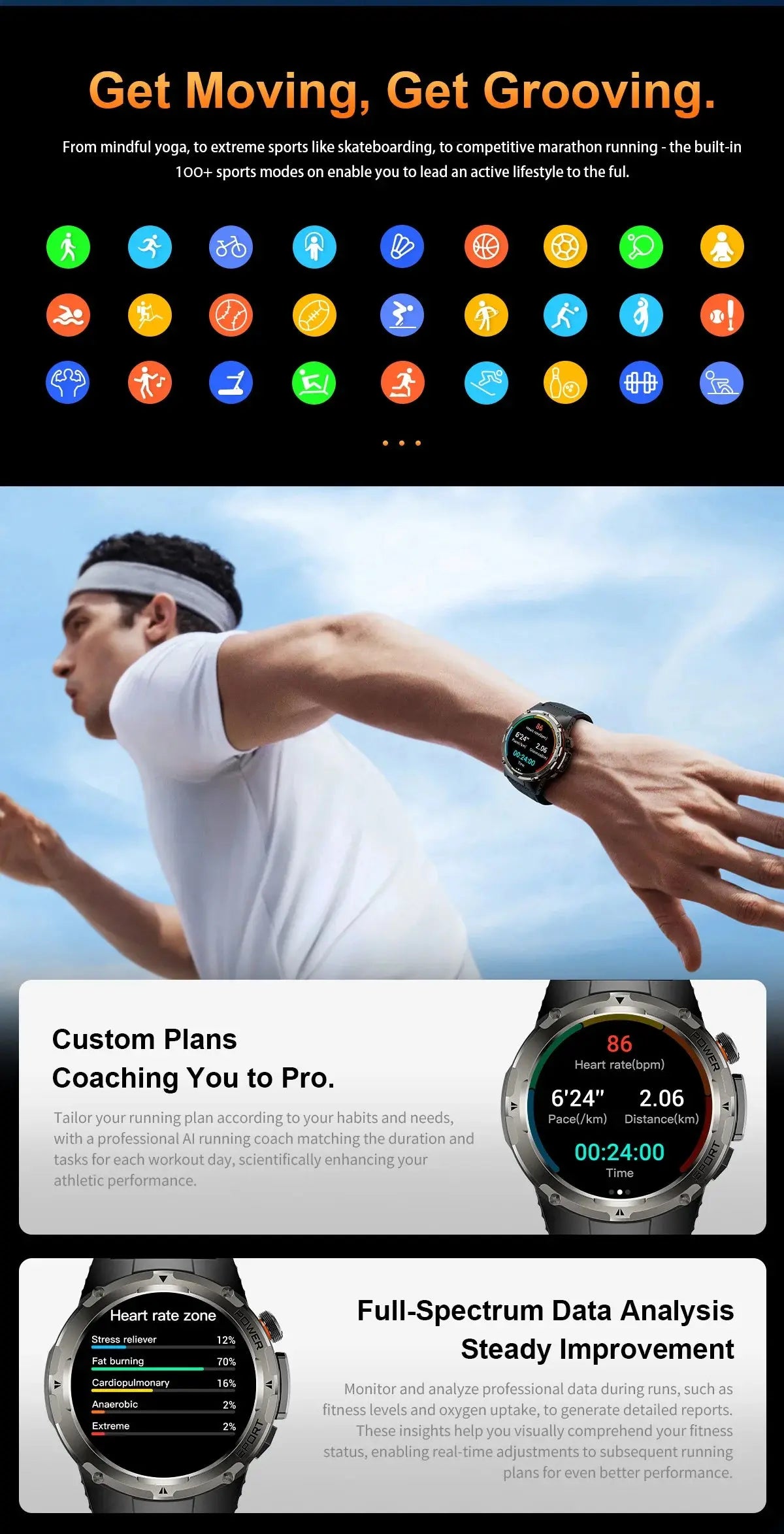 new military sport smartwatch my shop saver