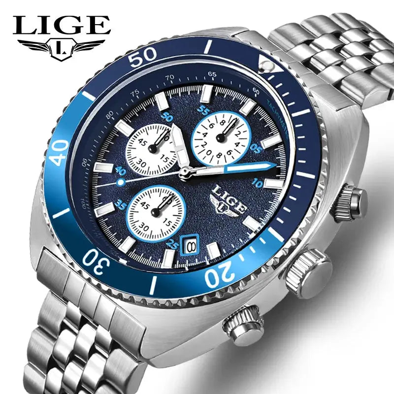 lige men's luxury quartz watch my shop saver