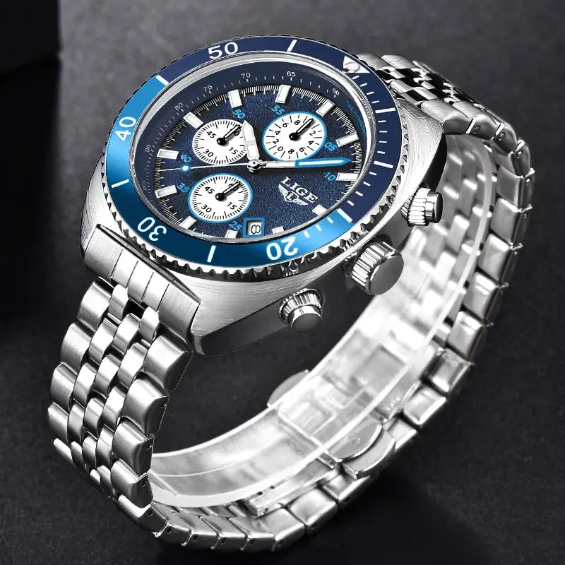 lige men's luxury quartz watch my shop saver