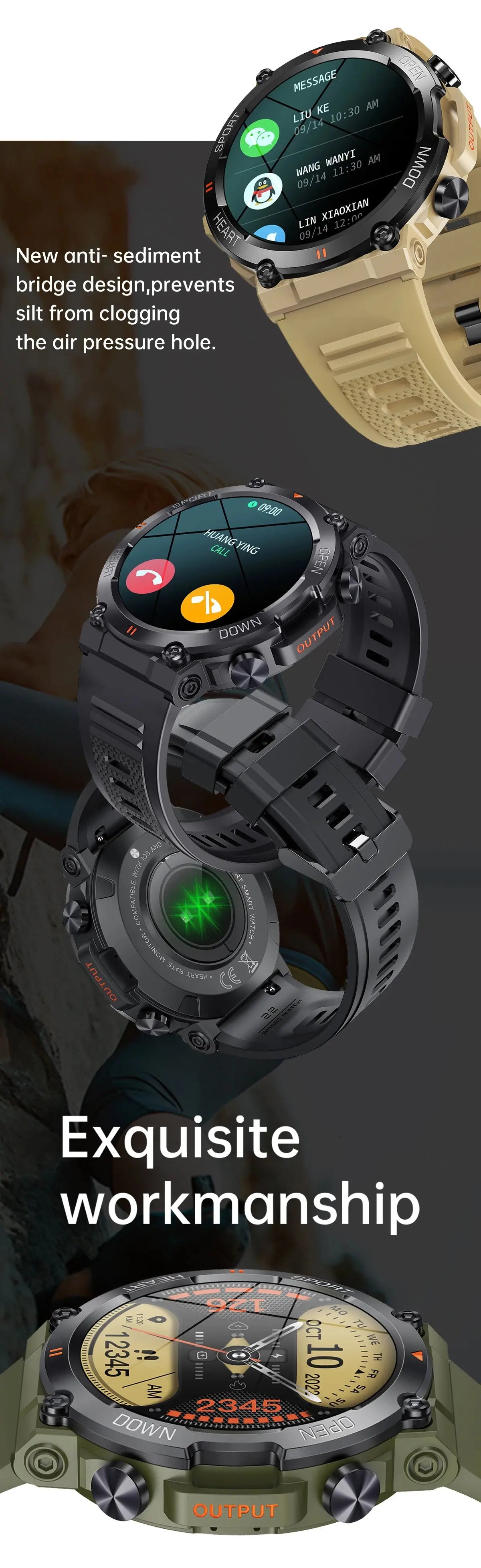 sports bluetooth call smartwatch my shop saver