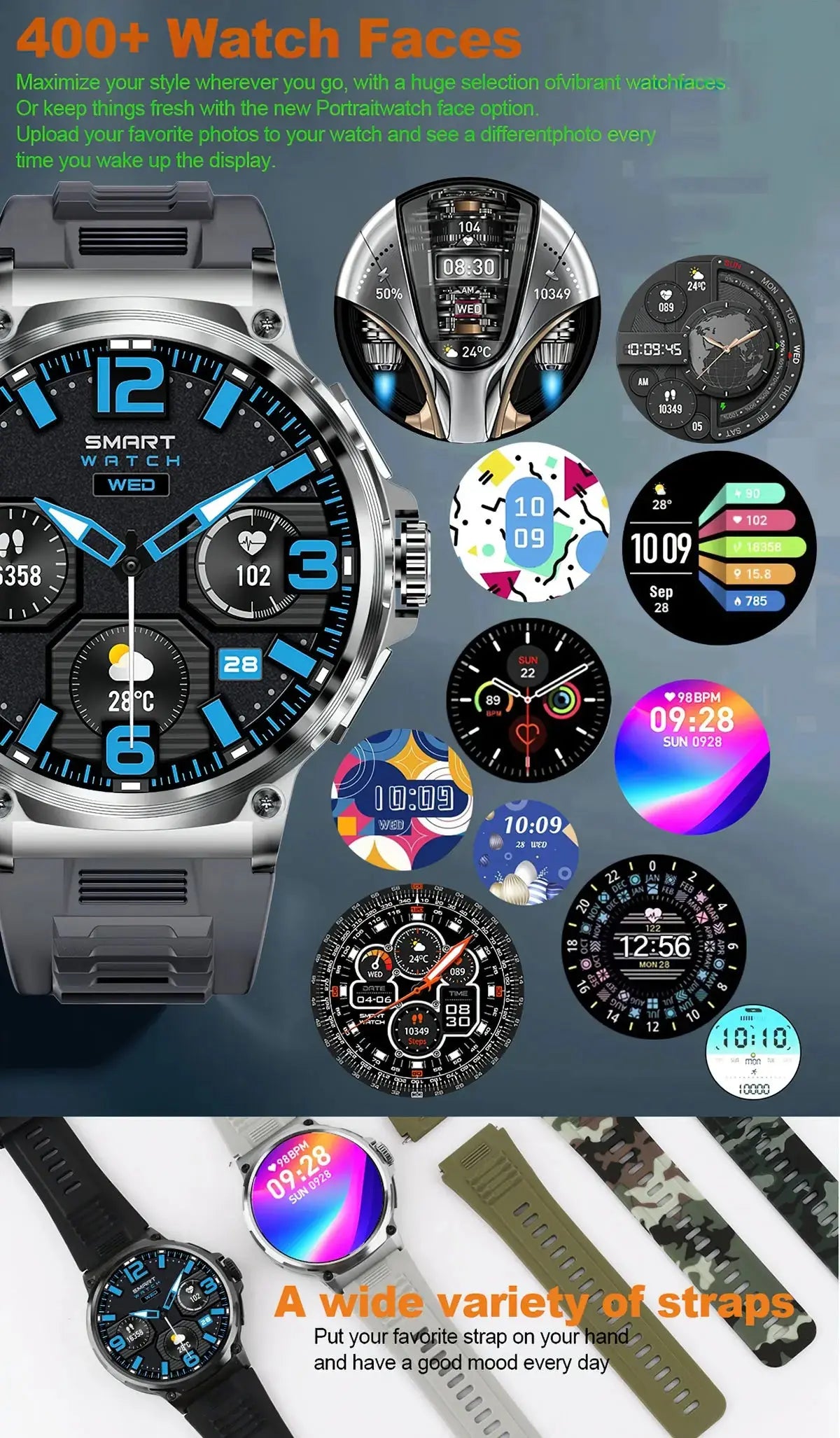 2024 smart watch for huawei & xiaomi my shop saver