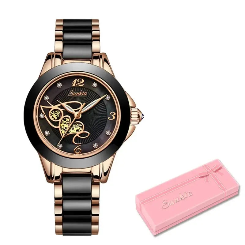 lige women’s fashion ceramic watch my shop saver