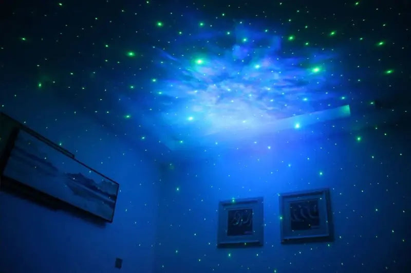 galaxy star projector astronaut night light my shop saver