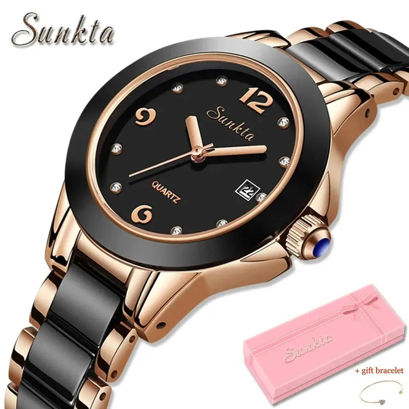 lige women’s fashion ceramic watch my shop saver