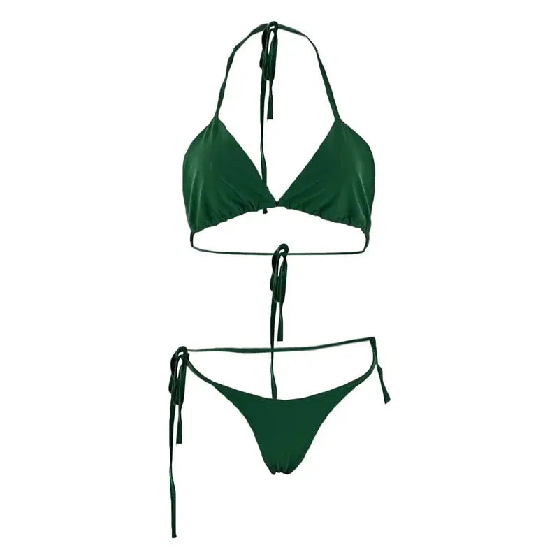 3-piece mesh bikini set with cover-up di supremo