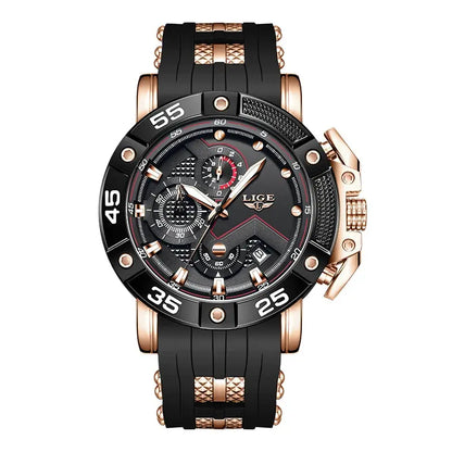 LIGE Men's Luxury Watch My Shop Saver