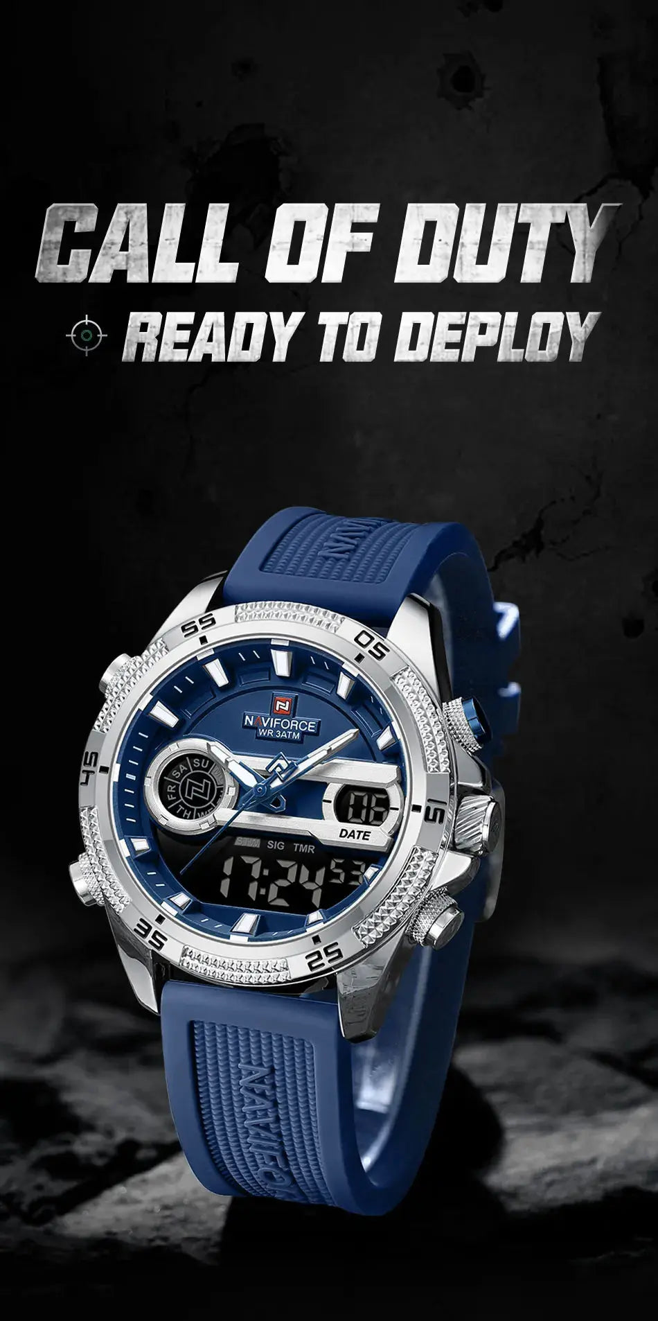 naviforce military sports watch my shop saver