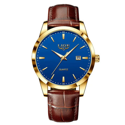 LIGE Luxury Quartz Men's Watch My Shop Saver