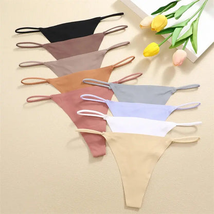 5 Pcs Seamless Silk Thongs My Shop Saver