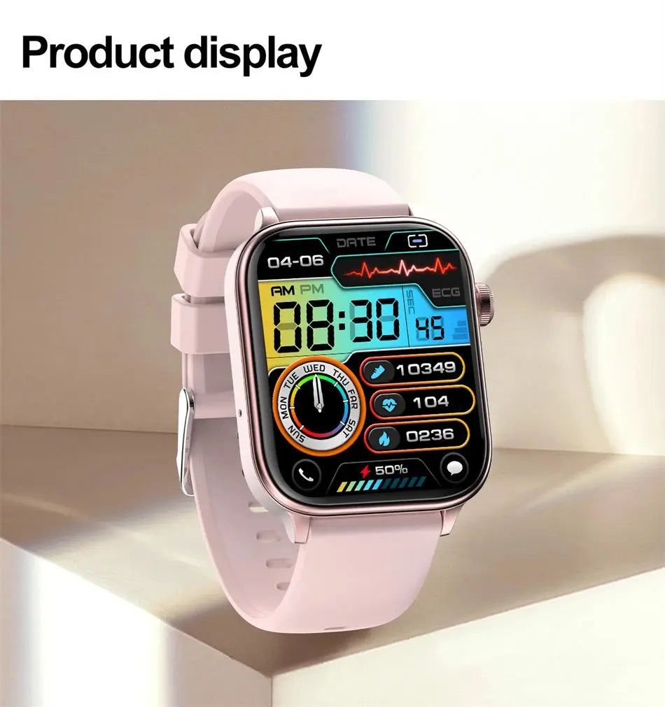 medical grade smart watch - 1.96" my shop saver