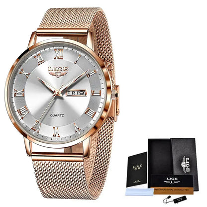 LIGE Women Luxury Watch My Shop Saver