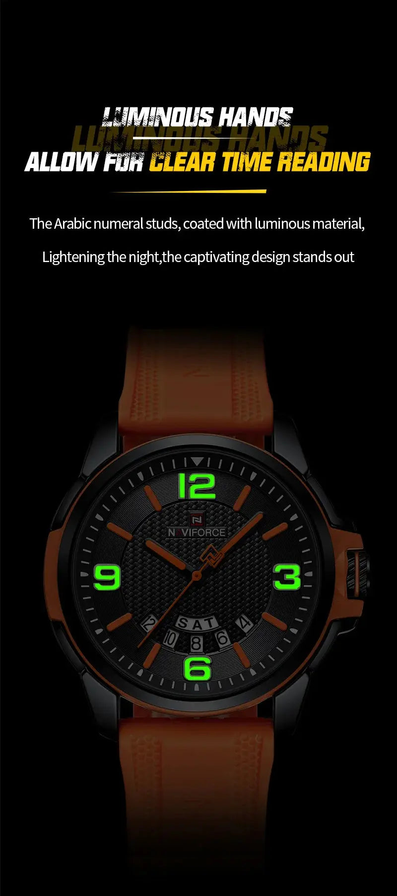 naviforce creative tpu strap sports wristwatch my shop saver