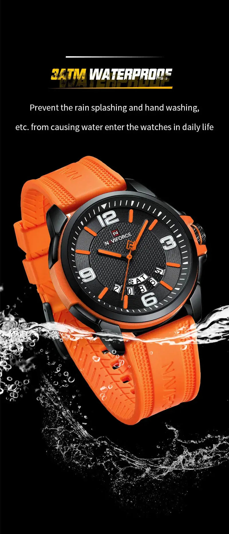 naviforce creative tpu strap sports wristwatch my shop saver