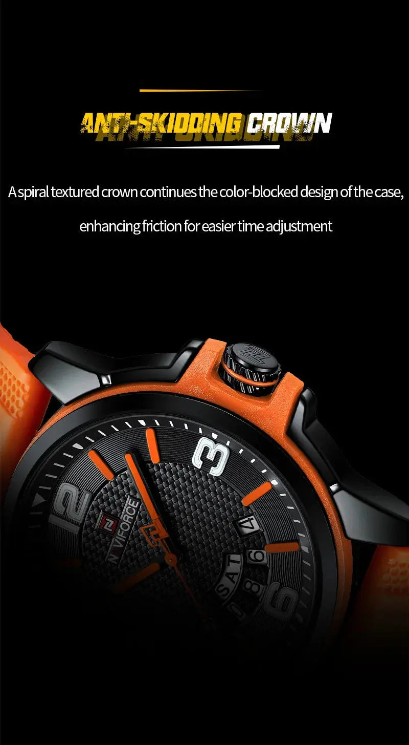 naviforce creative tpu strap sports wristwatch my shop saver