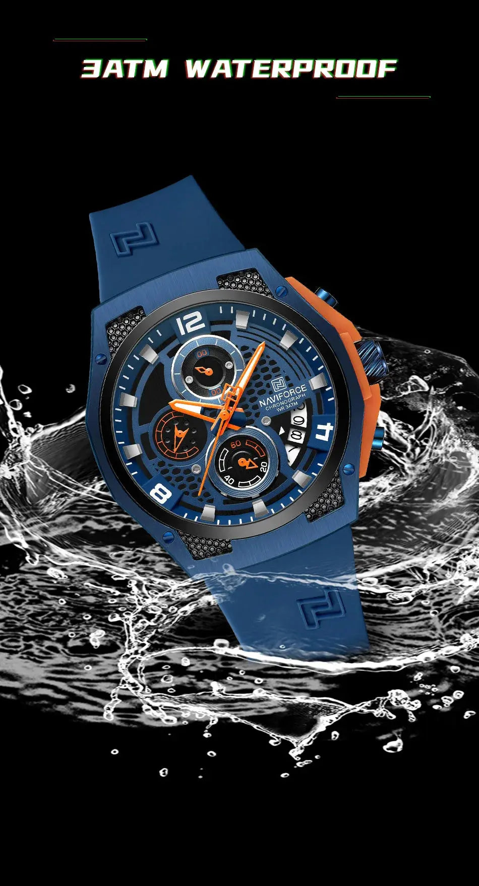 naviforce luxury sports quartz watch my shop saver