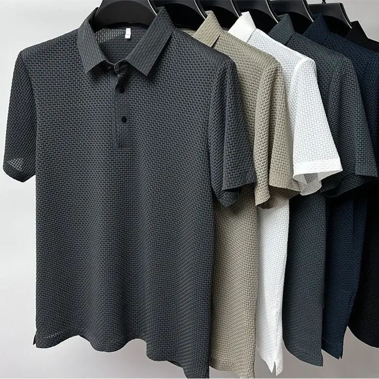 men's ice silk mesh polo shirt my shop saver