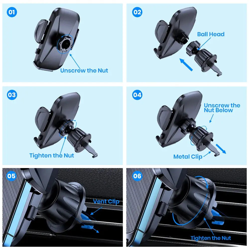 360-degree rotating phone mount my shop saver