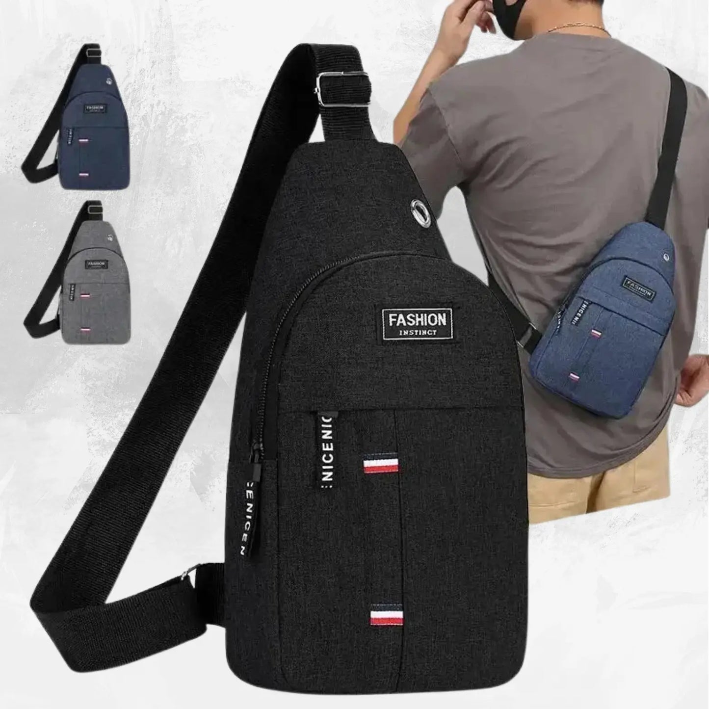 men’s shoulder chest bag my shop saver