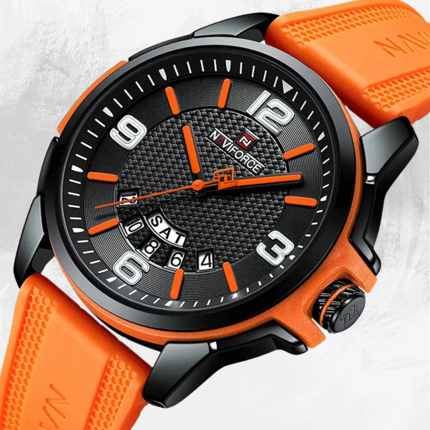 naviforce creative tpu strap sports wristwatch