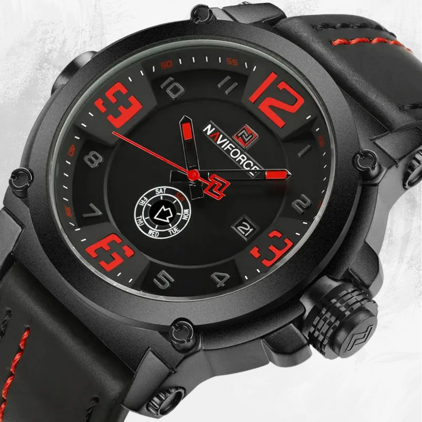 naviforce men's luxury quartz sports watch