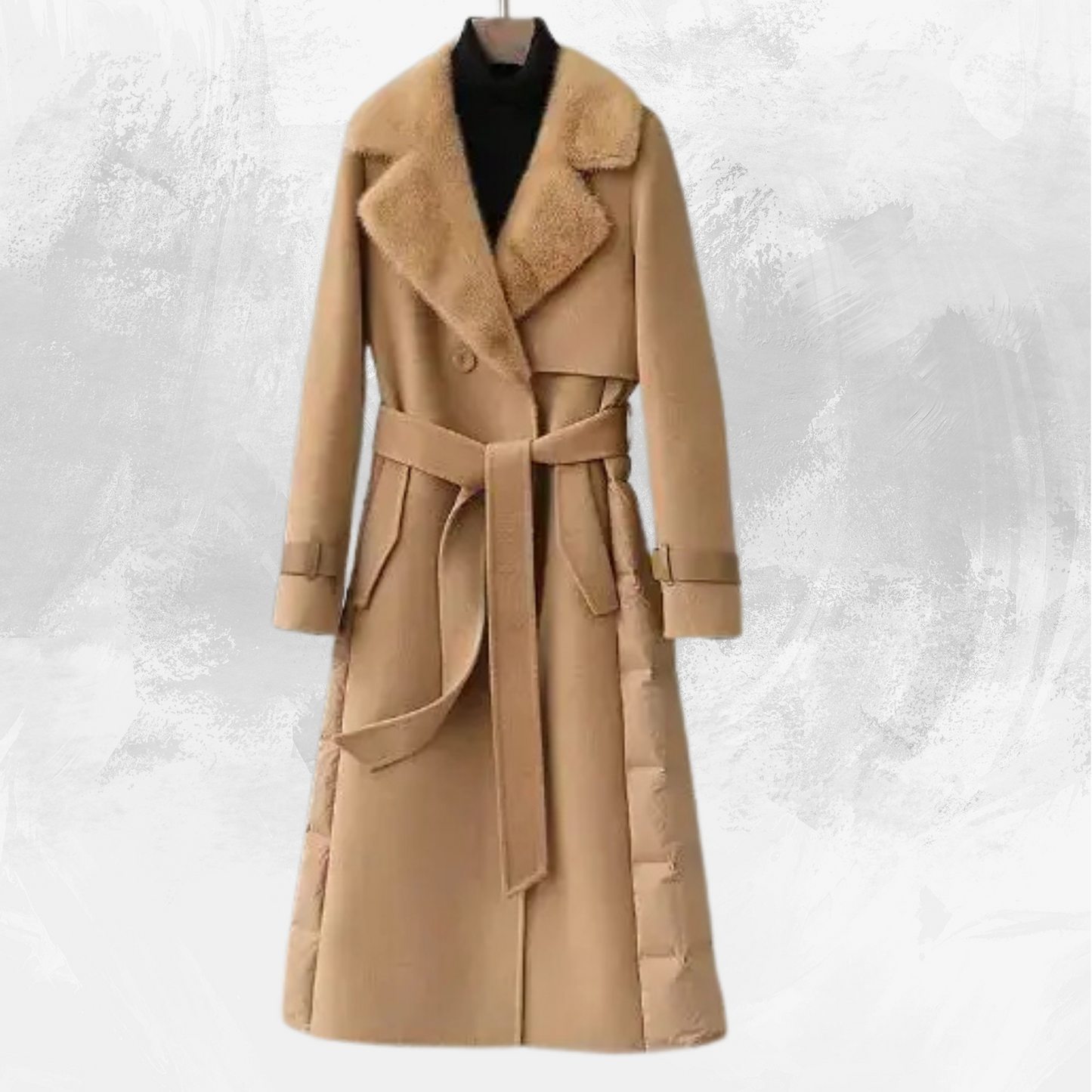 women's long sleeve wind coat