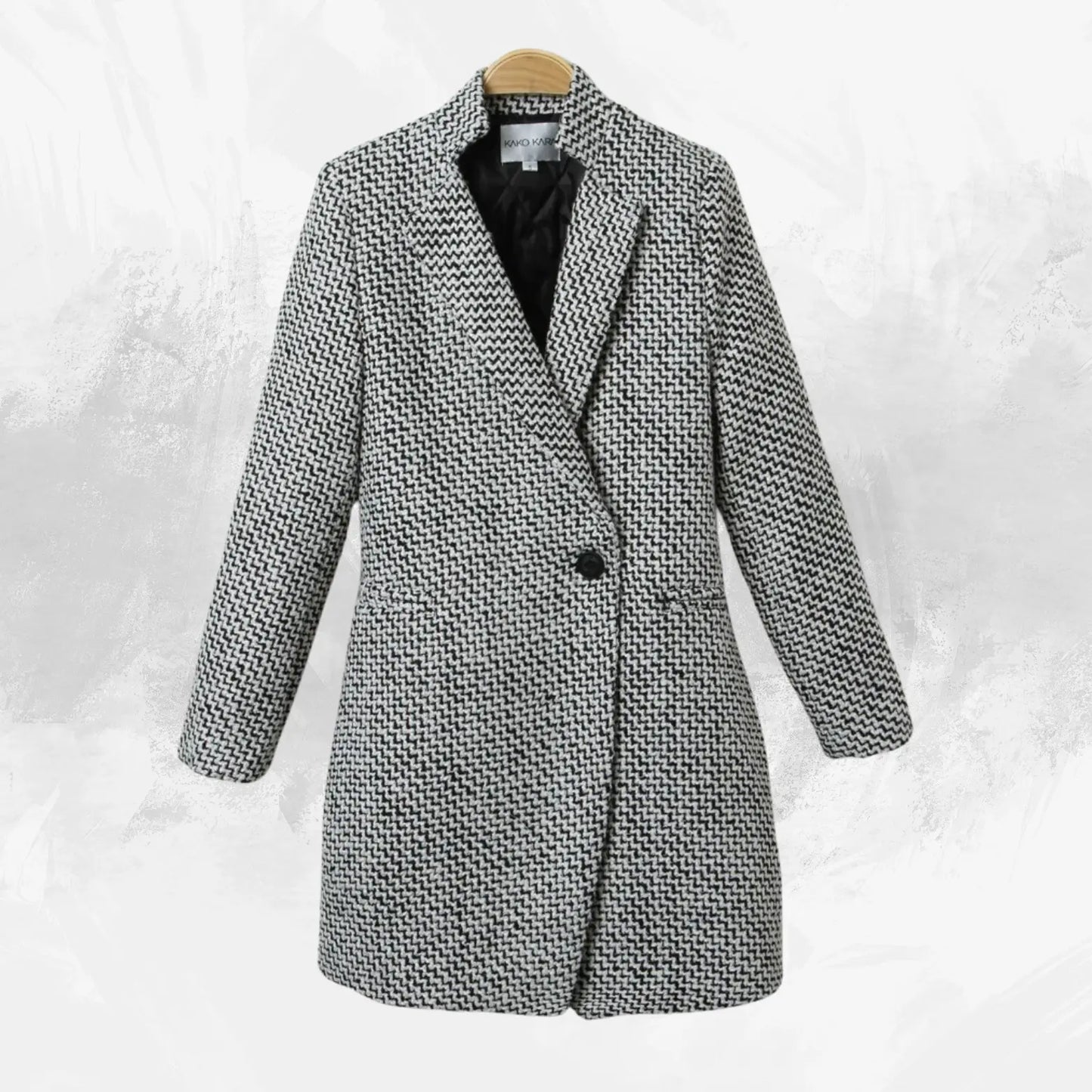 european houndstooth wool coat my shop saver