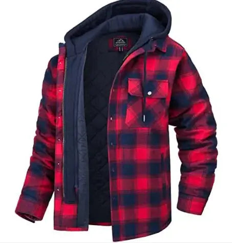 men's thick padded plaid jacket my shop saver