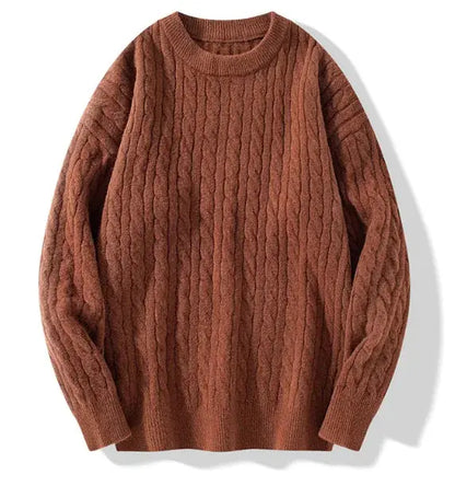 Thick Knit Round Neck Sweater My Shop Saver