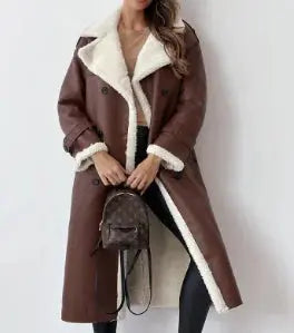 lapel coat maillard wear composite leather plush my shop saver