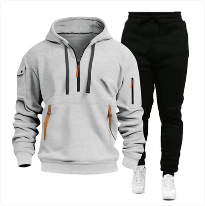 Hooded Sweatshirt with Multi-Pocket Design My Shop Saver