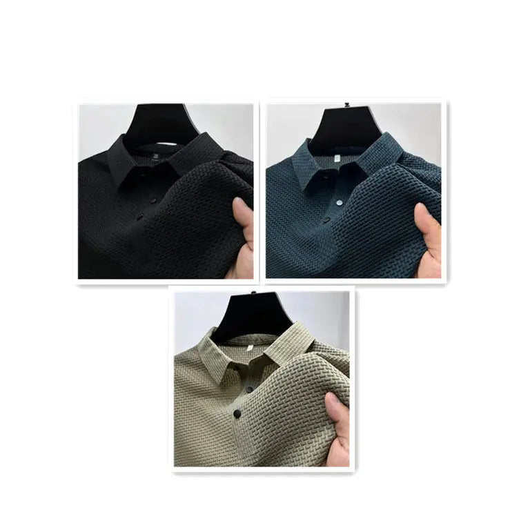 men's ice silk mesh polo shirt my shop saver