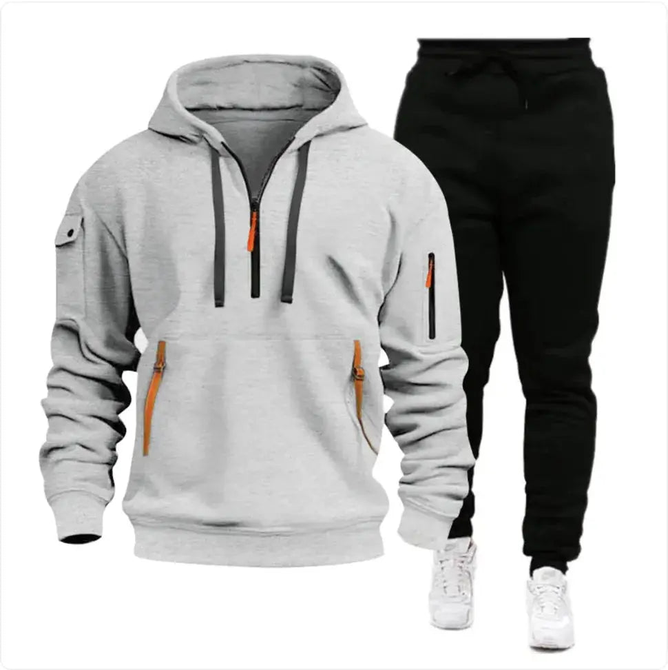 hooded sweatshirt with multi-pocket design my shop saver