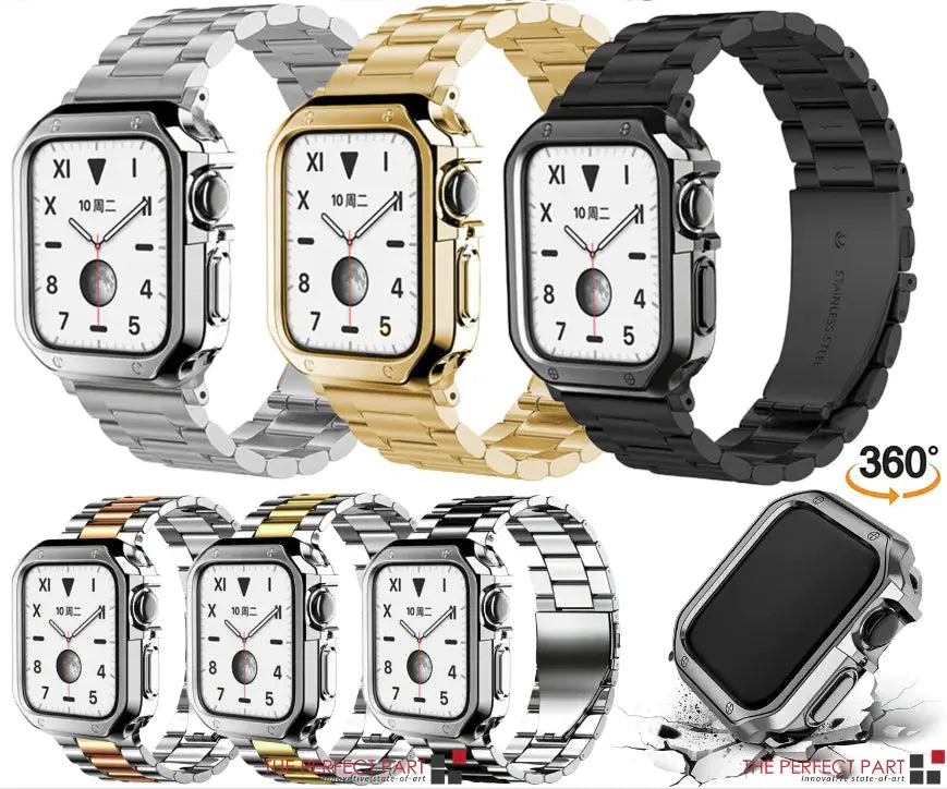 stainless steel for apple watch iwatch band 8 7 6 5 4 3 2 se 38/41/40/42/44/45mm my shop saver